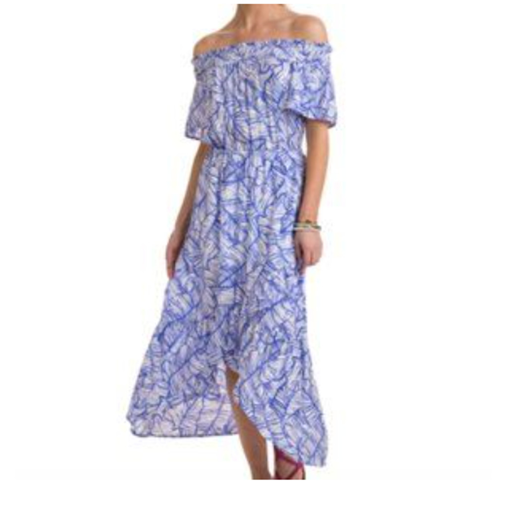 Off the shoulder high-low  maxi dress size 2